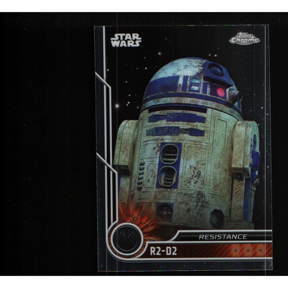 2023 Topps Chrome Star Wars R2-D2 #65 Resistance Base Card